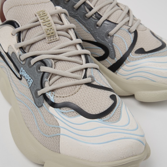 CAMPER | Karst Multicolored Textile Sneaker for Women - Picture 4 of 9